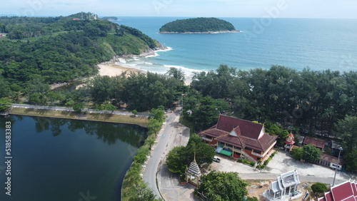 Nai Harn is a beautiful beach with white sand, but it is not as crowded with tourists as Patong beach, Kata beach or Karon beach.  photo