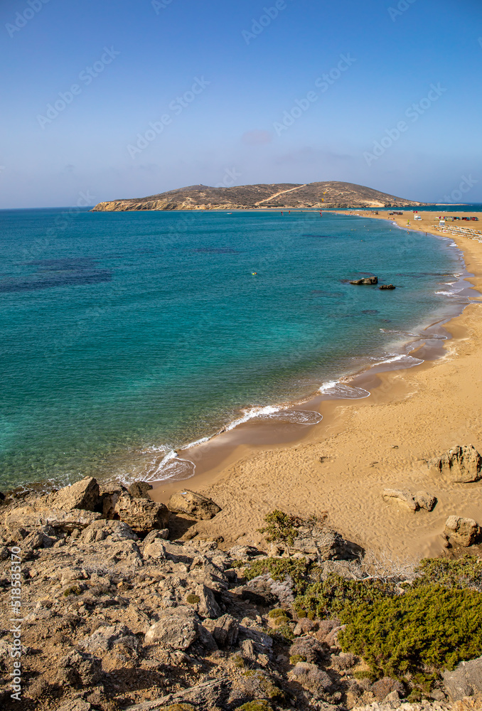 Macheria beach on Rhodos island, Dodecanese islands, Greece, Europa