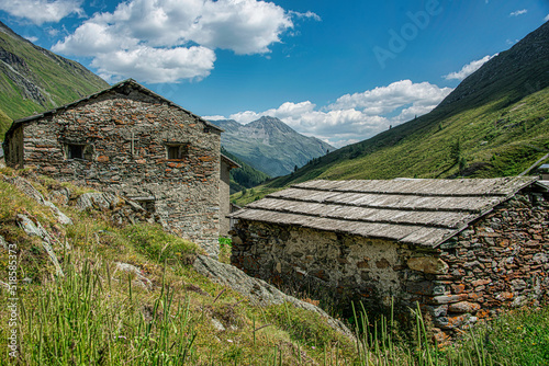 The Jagdhausalm, located in the Hohe Tauern National Park at the end of the East Tyrolean Defereggen Valley, is one of the oldest alpine pastures in Austria photo