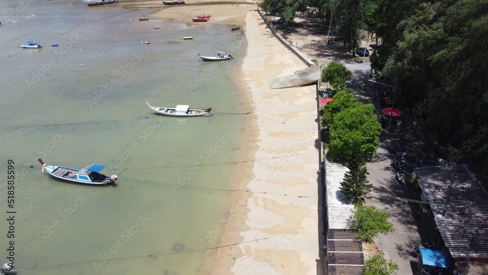 Rawai Beach lies at the southernmost tip of Phuket. This west-facing beach is very pleasant, with plenty of trees providing shade. 