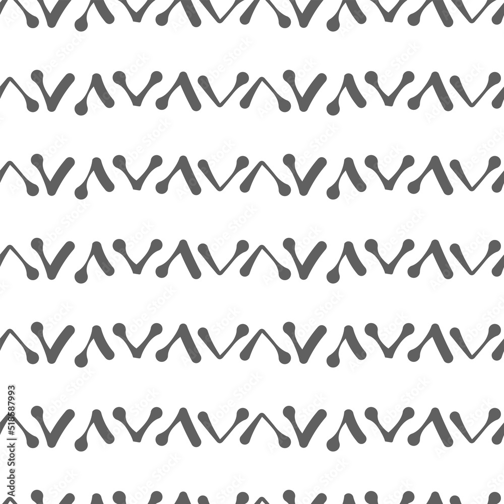Vector. Abstract monochrome ethnic seamless pattern. Artistic background hand drawn simple shapes of angle brackets, checkmarks. Mosaic abstract background. Repeating geometric texture. Dividers. Vector. Abstract monochrome ethnic seamless pattern. Artistic background hand drawn simple shapes of angle brackets, checkmarks. Mosaic abstract background. Repeating geometric texture. Dividers.