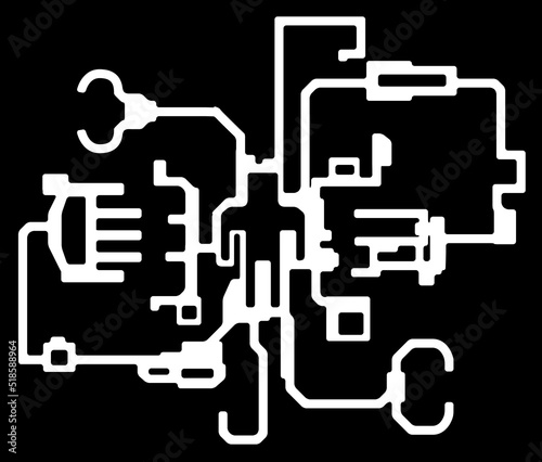 Human Linked Circuit White