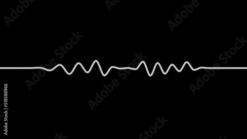 Wave Line Resonance Animation

