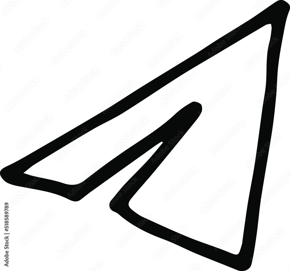 Paper plane, hand-drawn. Hand-drawn doodles illustration.
Line art. Paper plane, hand-drawn. Hand-drawn doodles illustration.
Line art.