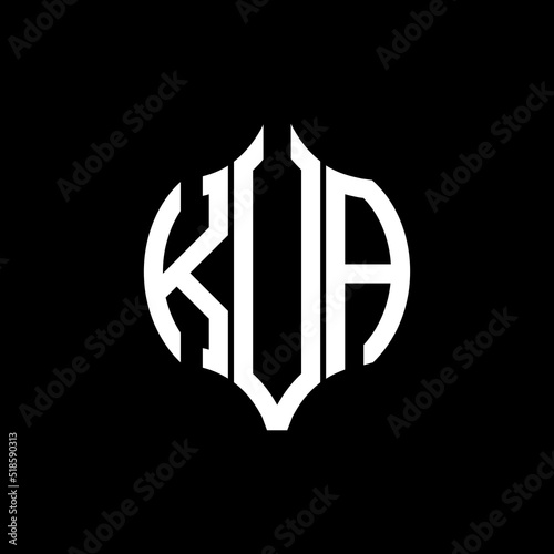 KVA letter logo. KVA best black background vector image. KVA Monogram logo design for entrepreneur and business.
