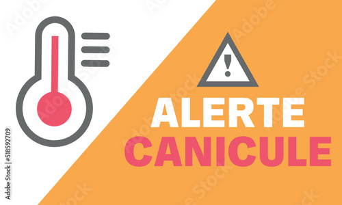 french heatwave alert banner