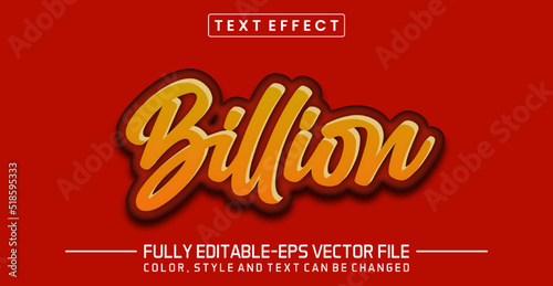Emboss Billion editable text effect