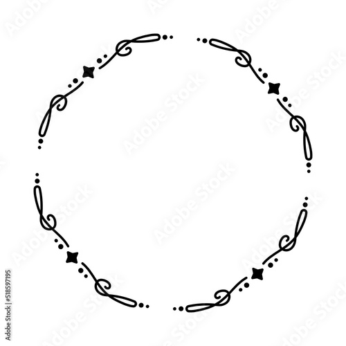 Wallpaper Mural abstract star circle frame
 Torontodigital.ca