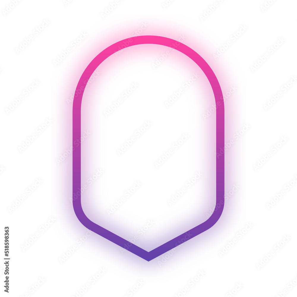 glow gradient badge frame
