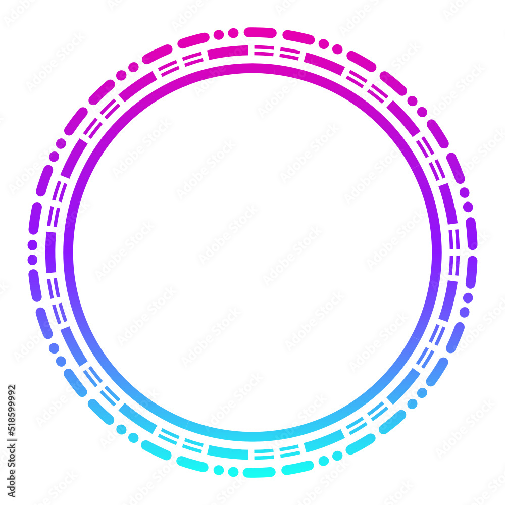 gradient orb tech frame
