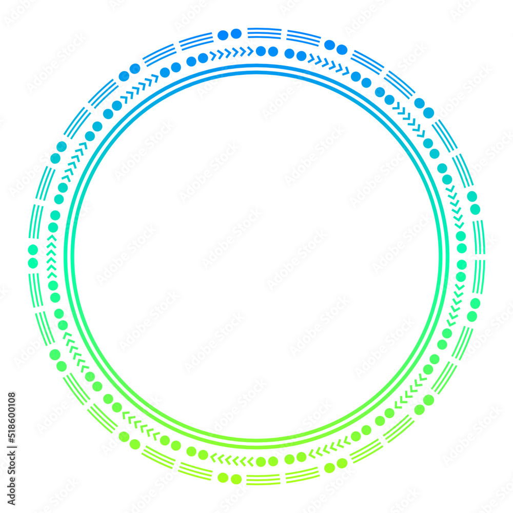 gradient orb tech frame
