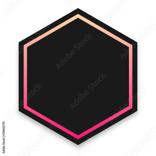 hexagon gradient dark background 