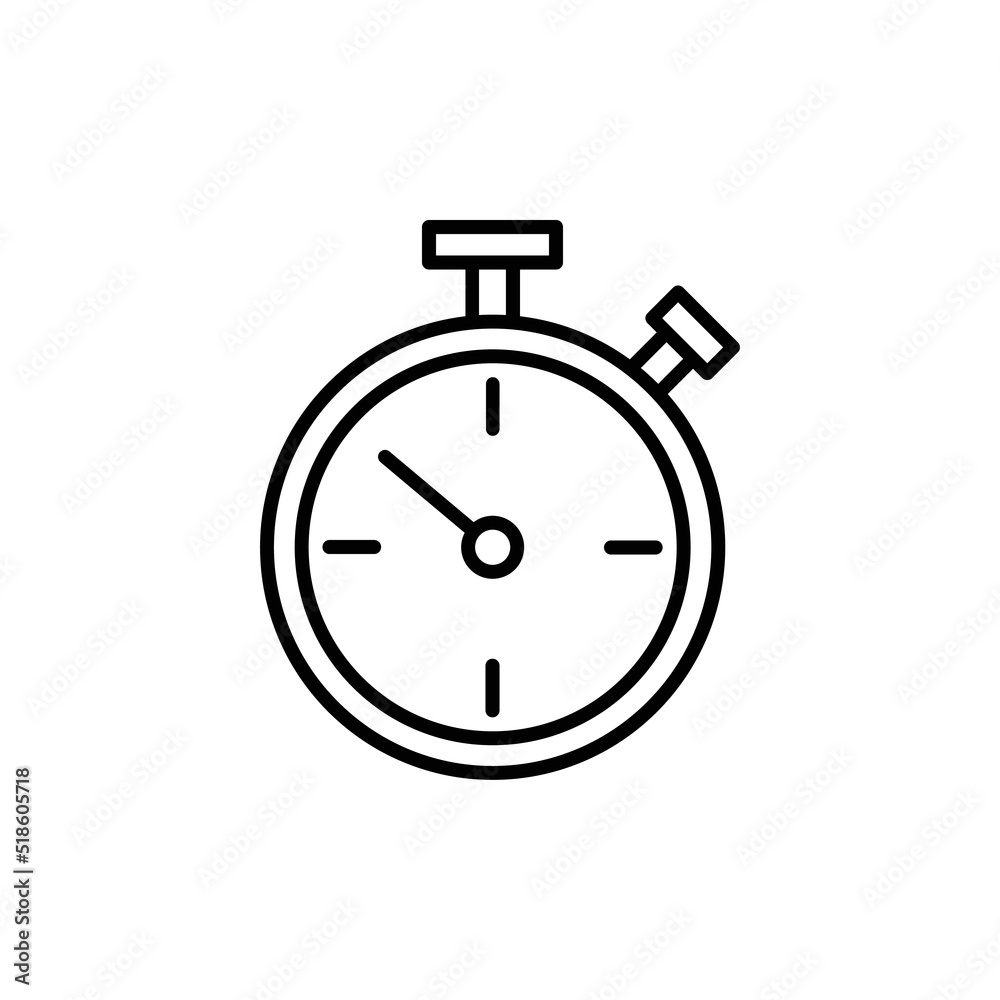 stopwatch icon flat style trendy stylist simple stopwatch icon flat style trendy stylist simple