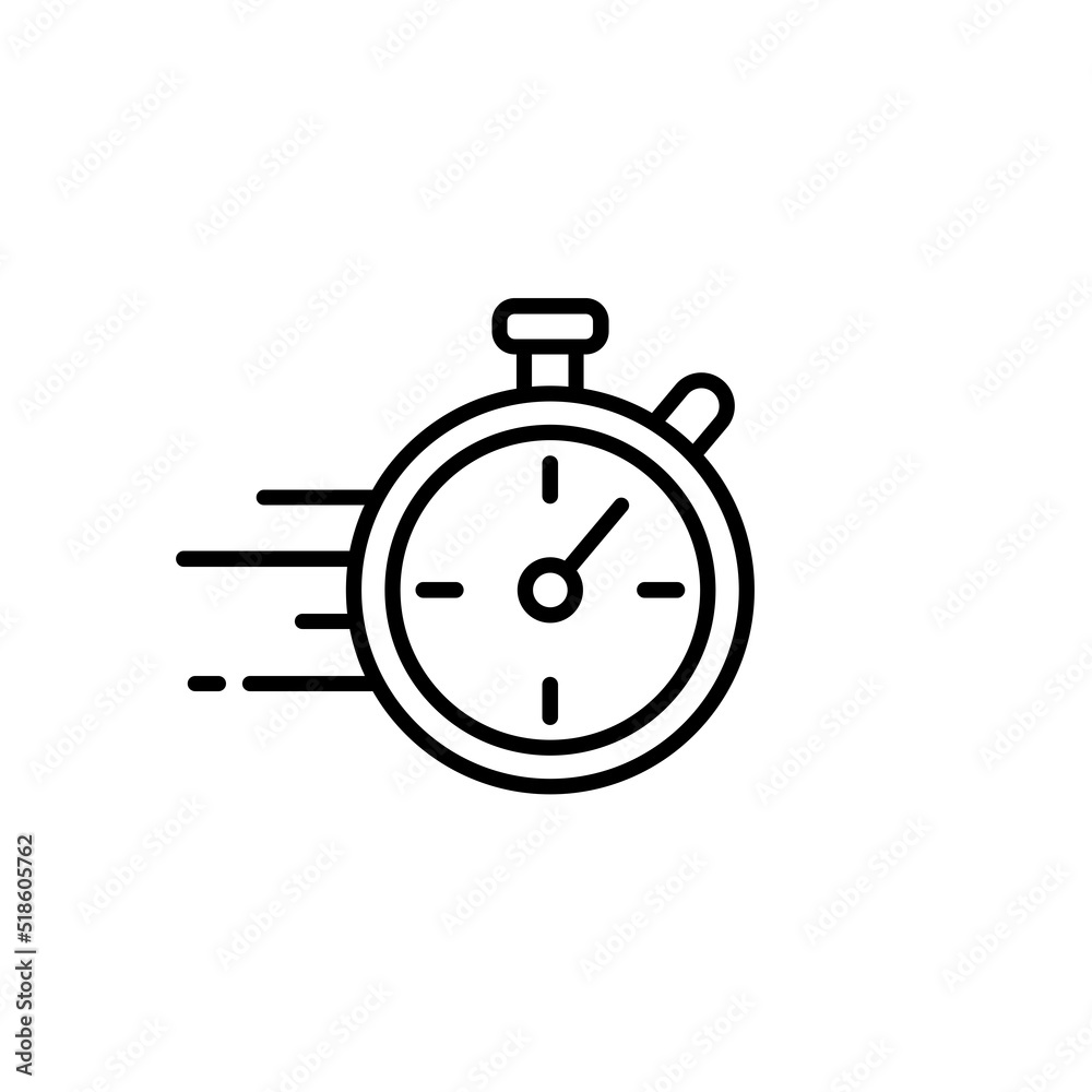 stopwatch icon flat style trendy stylist simple stopwatch icon flat style trendy stylist simple