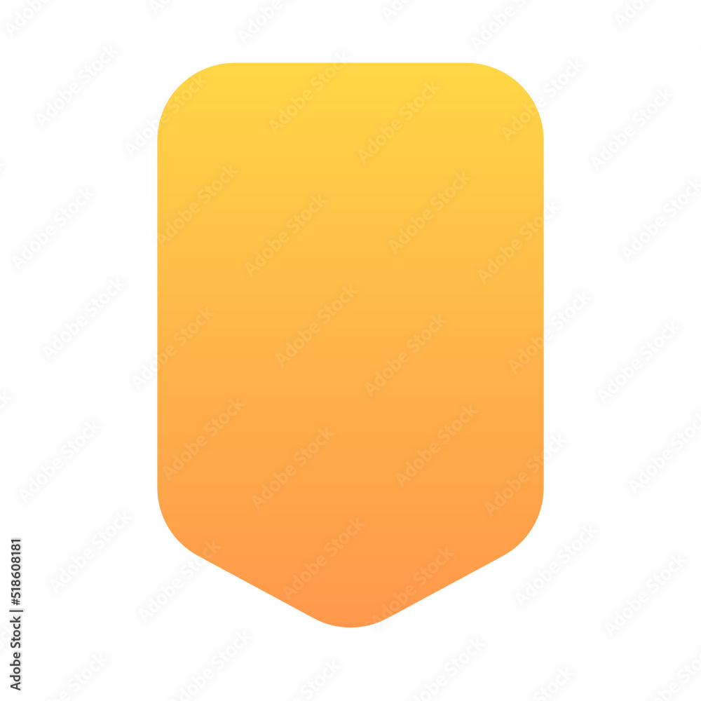 gradient badge element
