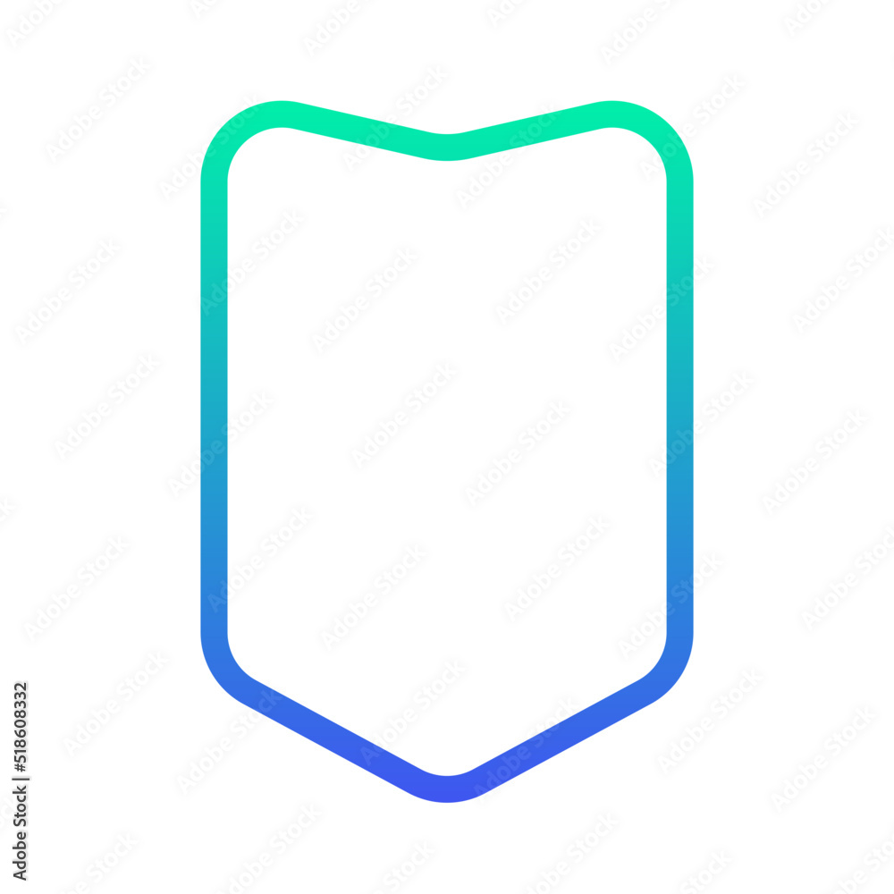 gradient badge element
