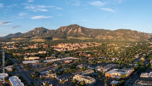Boulder Colorado Aerial Drone Panorama
