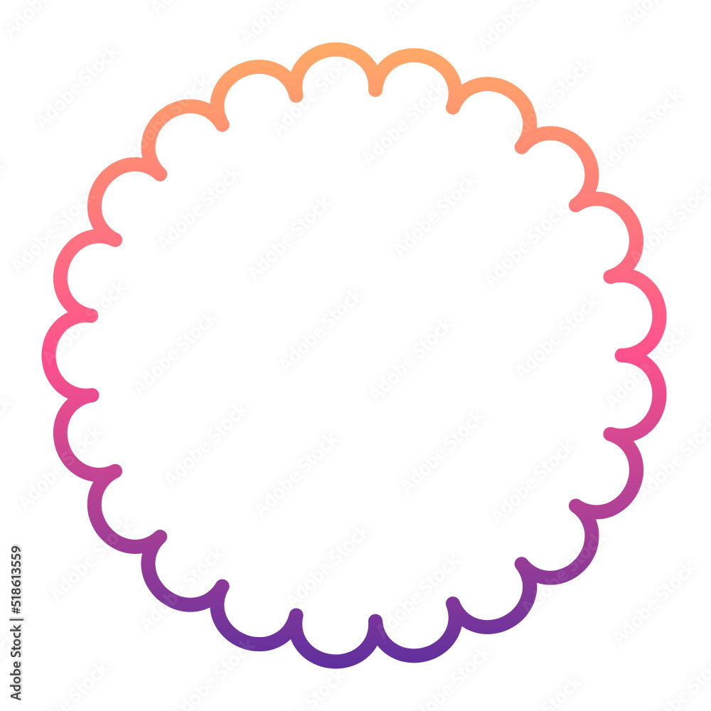 gradient round frame
gradient round frame