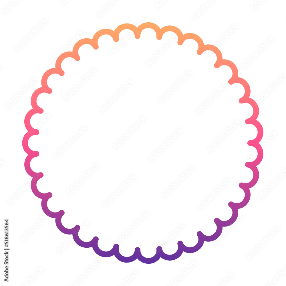 gradient round frame
gradient round frame