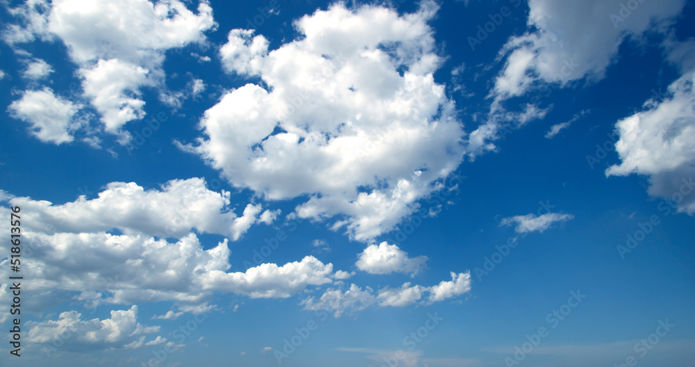  blue sky High angle air background