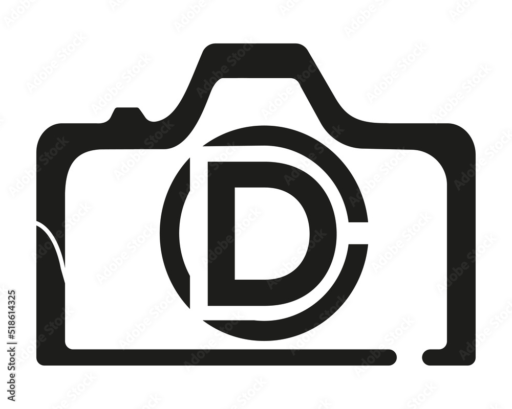 D camera logo design logo icon vector template.