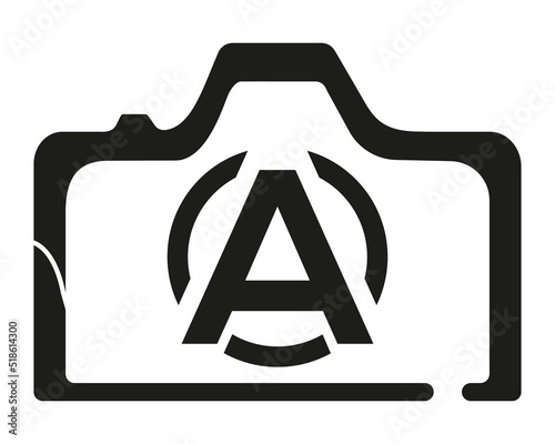 A camera logo design logo icon vector template.