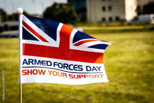 Armed Forces Day Show Your Support Union Jack Flag photo