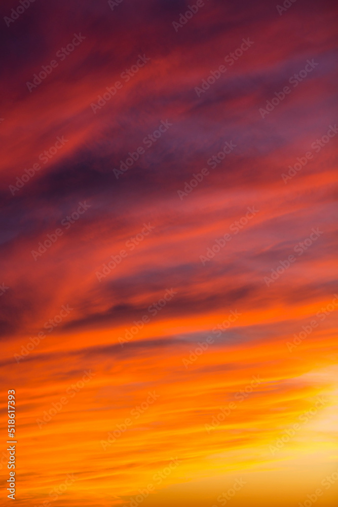 Abstract sky during a sunset