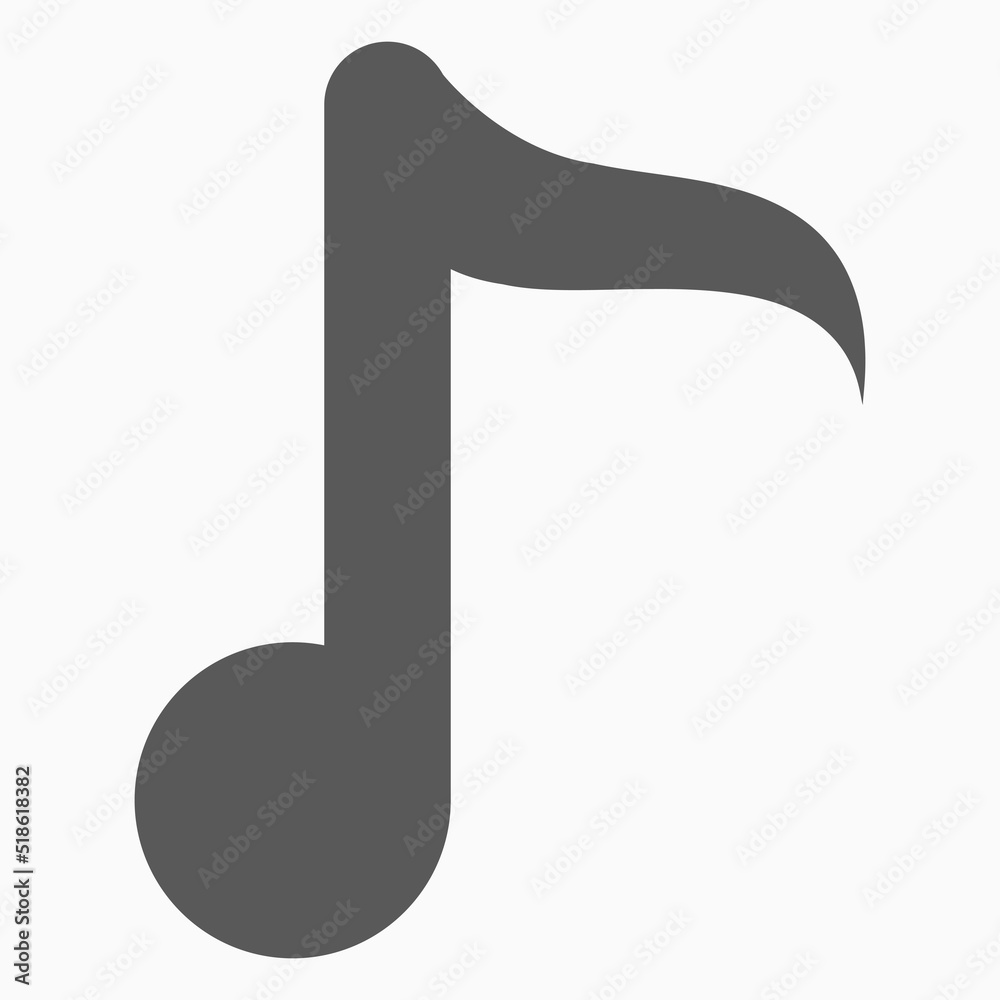 music note icon, note vector, music illustration music note icon, note vector, music illustration