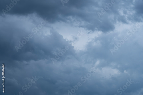 Cloudy sky before a cyclone or tornado