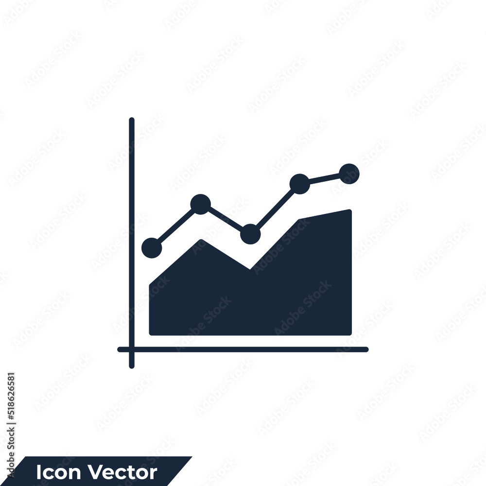 graph icon logo vector illustration. diagram symbol template for graphic and web design collection graph icon logo vector illustration. diagram symbol template for graphic and web design collection