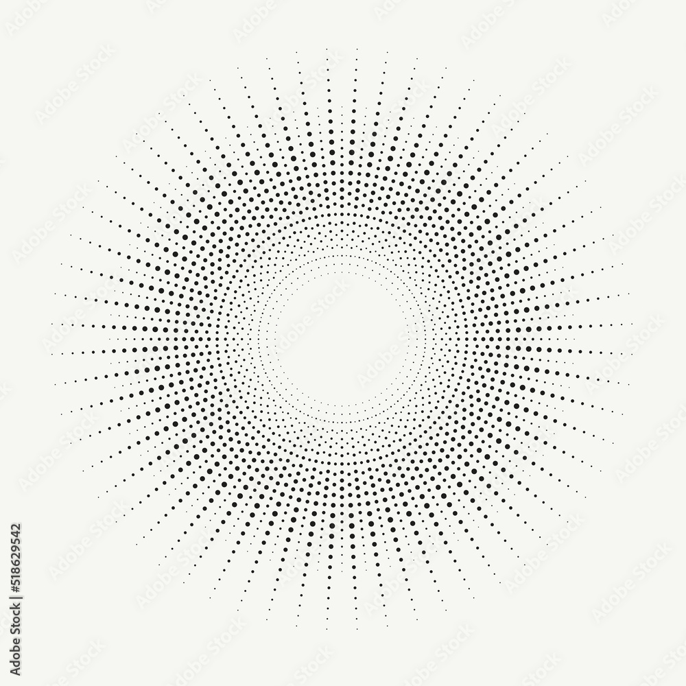 radial Halftone pattern background. Abstract concentric dotted backdrop. Halftone design element for various purposes. radial Halftone pattern background. Abstract concentric dotted backdrop. Halftone design element for various purposes.