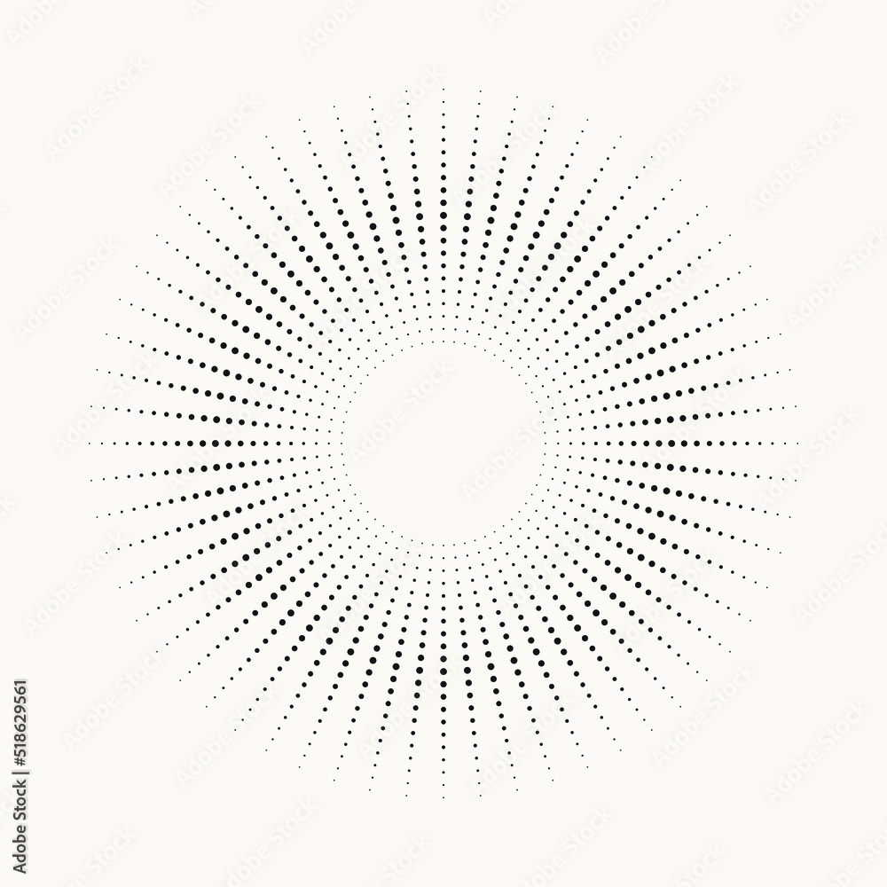radial Halftone pattern background. Abstract concentric dotted backdrop. Halftone design element for various purposes. radial Halftone pattern background. Abstract concentric dotted backdrop. Halftone design element for various purposes.