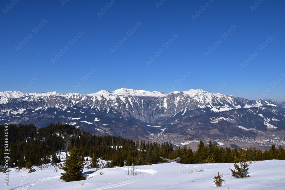 Panorama Totes Gebirge, Steiermark, Blick von der Hohen Trett