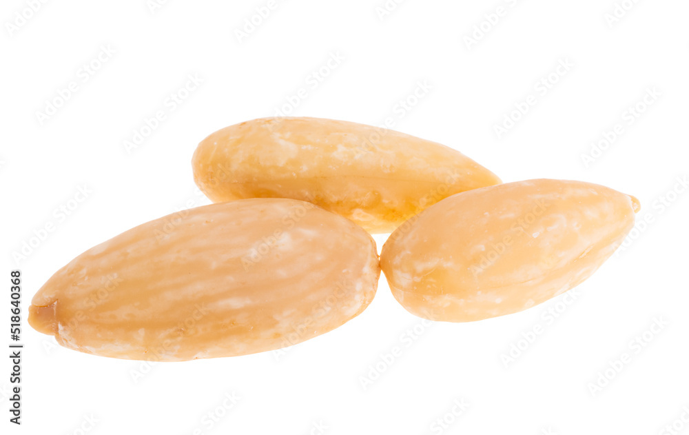 cashew nuts, almonds isolated cashew nuts, almonds isolated