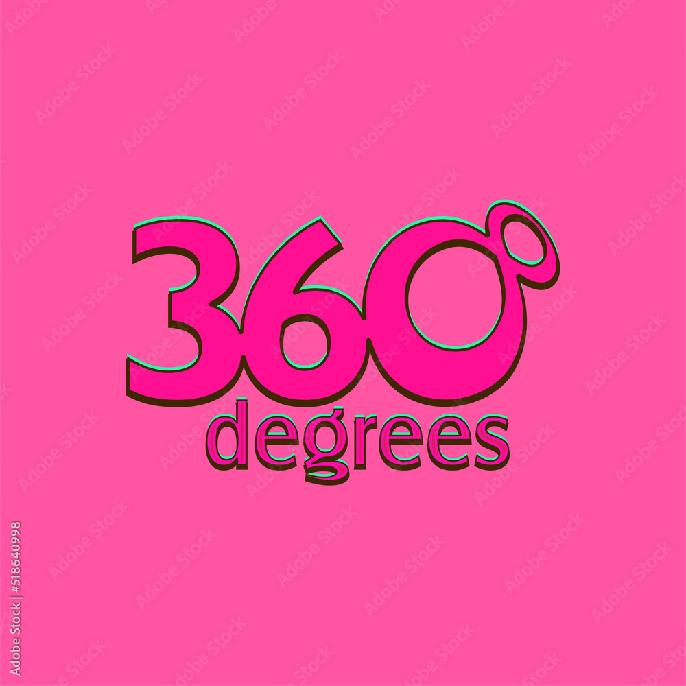 360 degrees. 360 degrees.