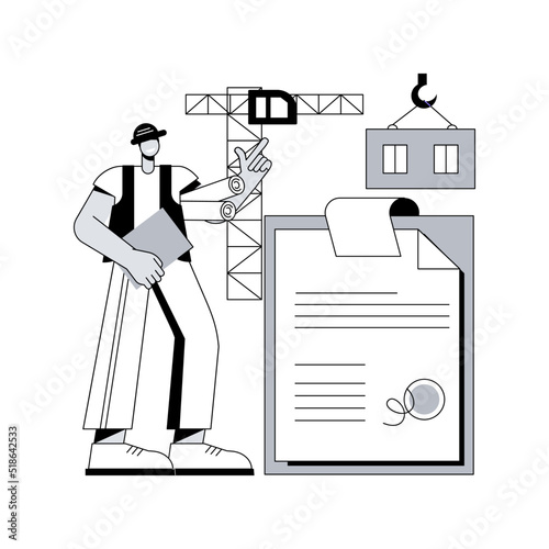 Business idea abstract concept vector illustration. Business plan, small business launcher, innovative development, creating new ideas, become a market leader, selling proposition abstract metaphor.