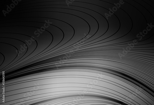 Dark Gray vector background with lines.