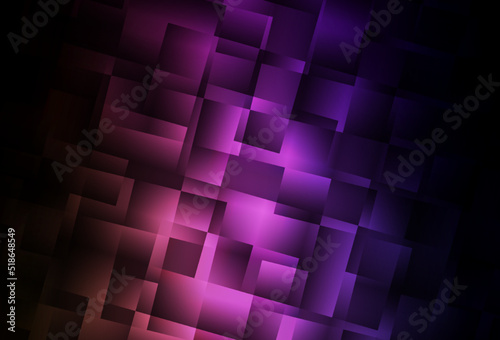Dark Purple  Pink vector triangle mosaic texture.