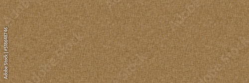 Seamless jute hessian fiber texture border background. Natural eco beige brown fabric effect banner. Organic neutral tone woven rustic hemp ribbon trim edge