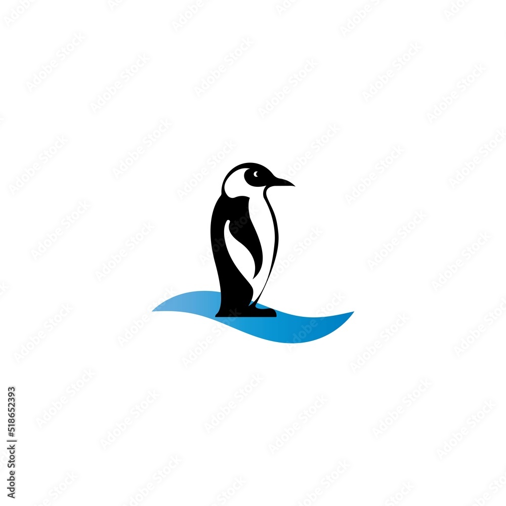 Fototapeta premium penguin icon