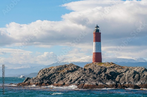 Les Eclaireurs Lighthouse, Beagle Channel, Argentina photo