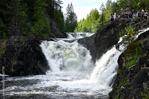 Kivach is a waterfall on the Suna River in the Republic of Karelia.