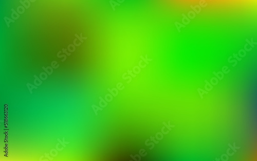 Light green, yellow vector blurred layout.