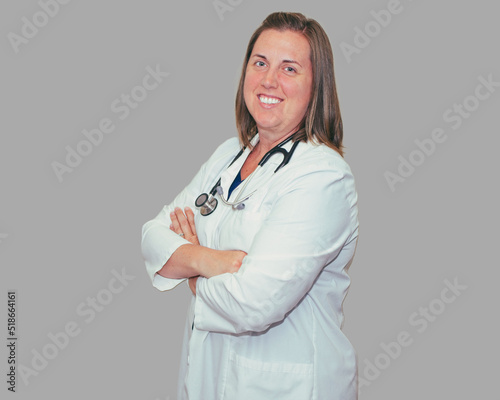 Smiling Face of Nurse Practitioner Ready to Help