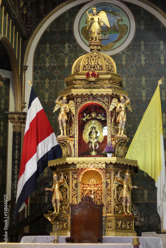 Altar at the Basilica of Our Lady Of The Angels in Cartago, Costa Rica (Altar en la Basilica de Nuestra Señora de los Angeles) photo