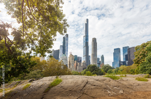 Skyscrapers in central park (ID: 518675377)