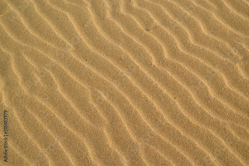 Natural patterns formed in sand