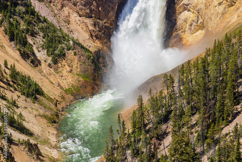 Lower Falls of the Yellowstone in Yellowstone National Park