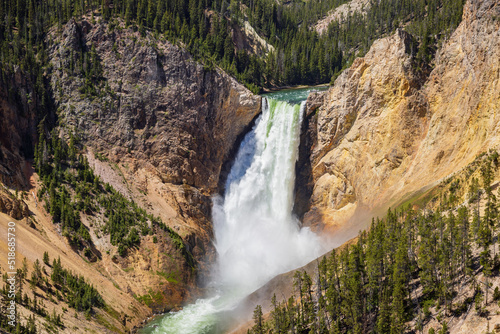 Lower Falls of the Yellowstone in Yellowstone National Park